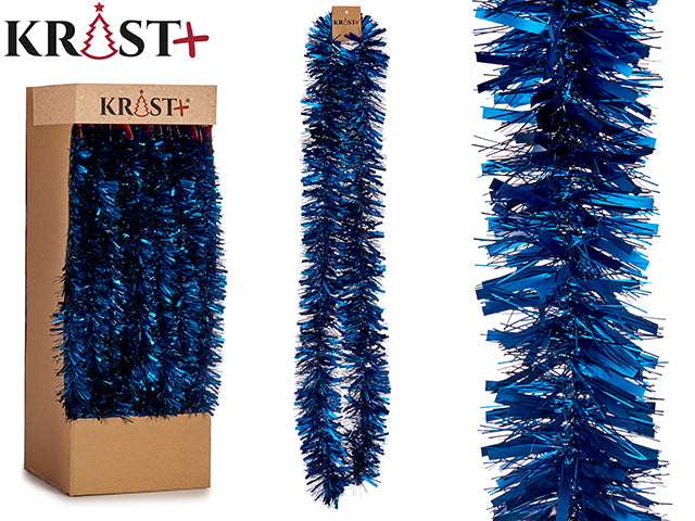 Krist - Guirlande 200x9cm - Metalisk Mørkeblå Farve