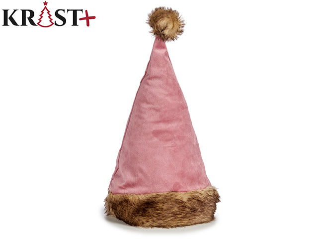 Krist - Julehue Pink Velour