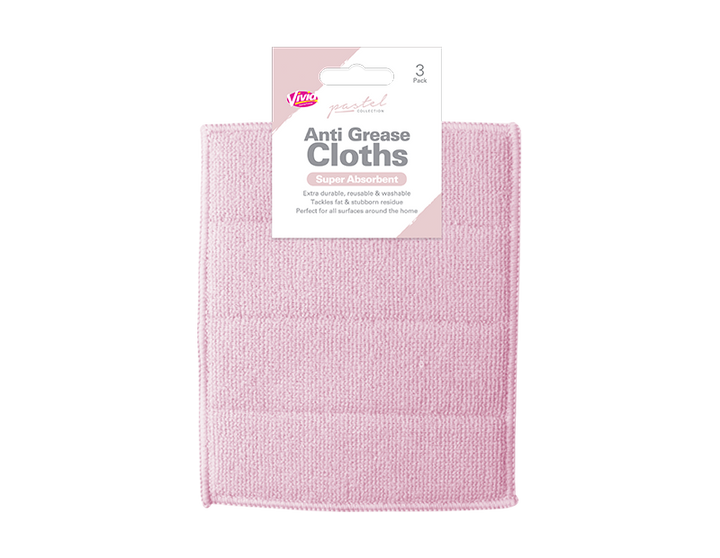 Vivid - Antisnavs Klude Pink Super Absorberende 3stk