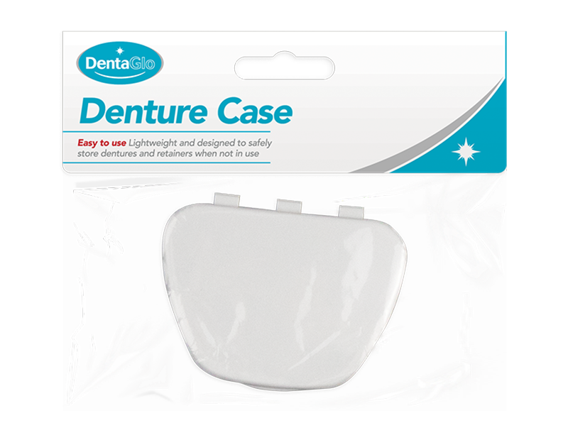 DentaGlo - Denture opbevaringsbakke hvid