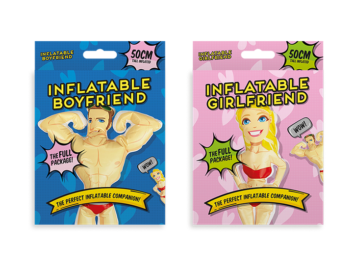 Gift & Gadgets - Oppustelig Partner Op Til 50cm.  Vælg Model