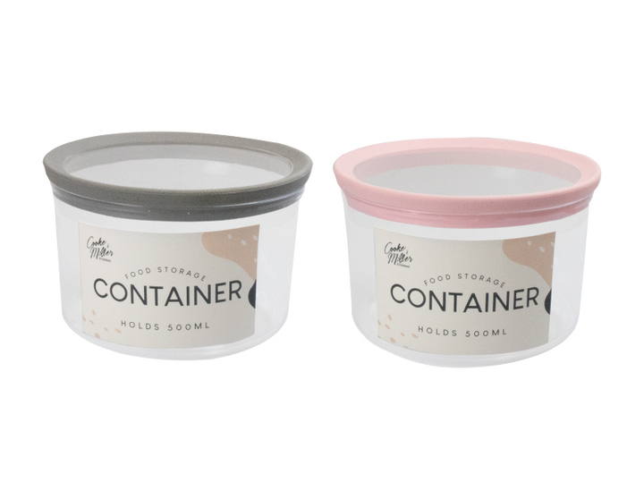 Cook & Miller 500ml dåse med silicone låg