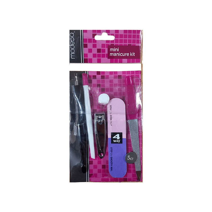Modesa Mini Manicure Sæt 5 Enheder I Knap-Pose