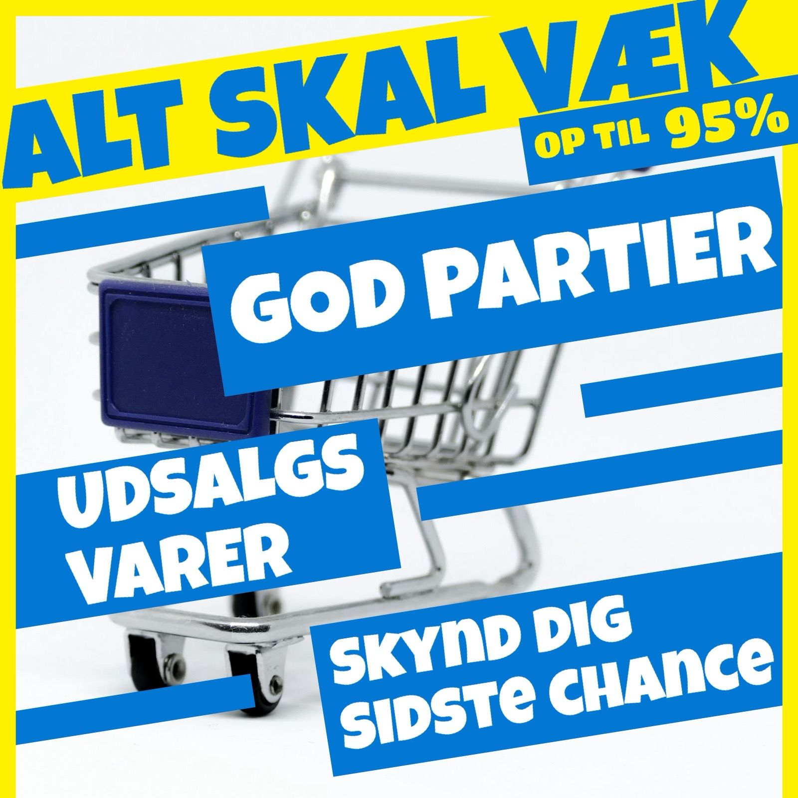 Tøm Lagersalg: Alt Skal Væk!