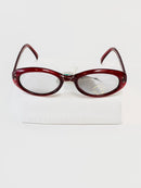 Børne solbriller UV - Rød med diamentperler