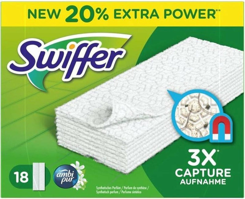 Swiffer - Gulv Dry refill Aroma fra Ambi Pur mærket 18stk