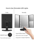 DS - forfængelighedslys multifunktionelt makeup-spejllys