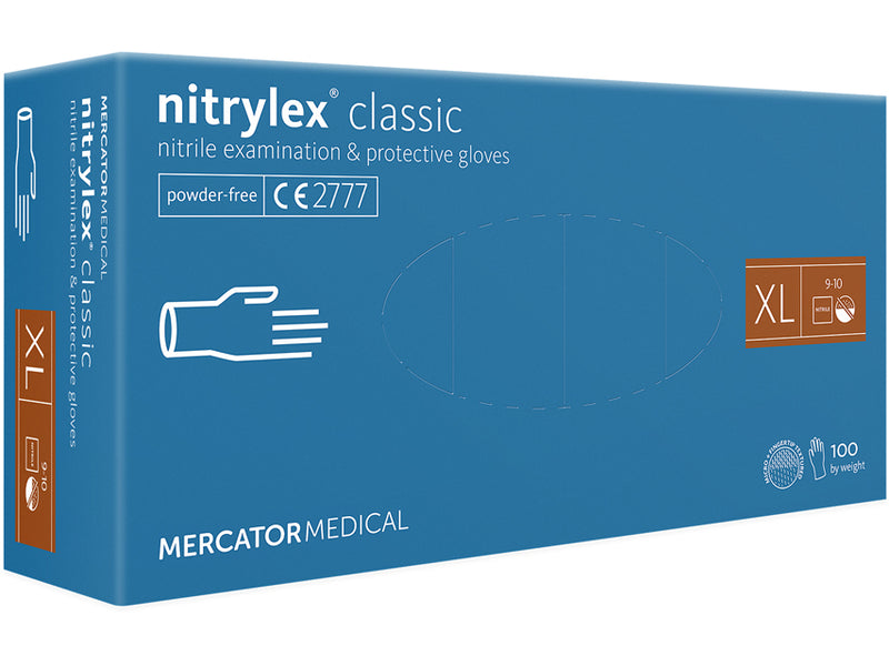 Nitrylex - XL Nitrile handsker blå 100s 06.24