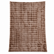Velour Bubble Teddy Beige Tæppe 180x290 cm
