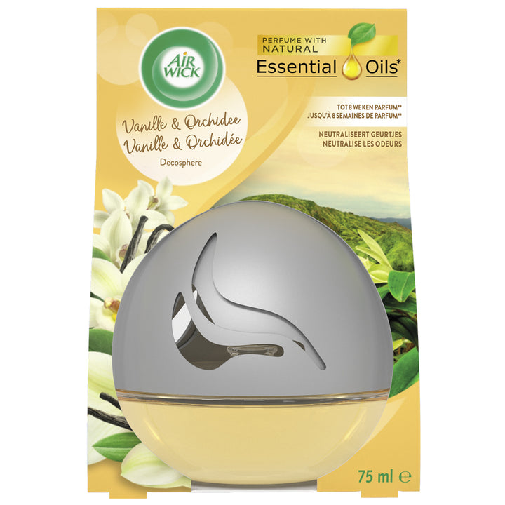 Airwick Decosphere Vanilje & orkida blomst 75ml