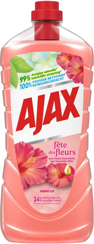 Ajax overflade og gulvrens - Hibiscus 1 liter