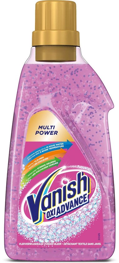 Vanish Oxi Advance - Multicolor Power Gel - Til farvet og hvidt vasketøj - 750 ml