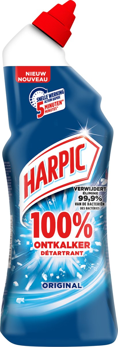 HARPIC 100% afkalker toiletvæske 750ml Original