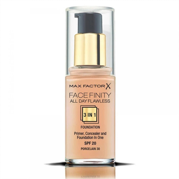 Max Factor Facefinity All Day Flawless 3-in-1 Foundation – Porcelain 30