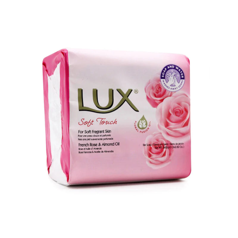 Lux Soft Touch French Rose & Mandelolie Sæbebar (3x80g)
