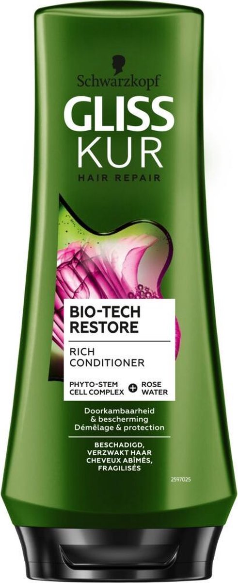 Schwarzkopf Gliss Hair repair Balsam 250ml - Bio Tech restore