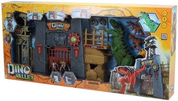 Stor Dino-dal, Tower Stronghold Legesæt (542116) – Oplev Spændende Dinosaureventyr!