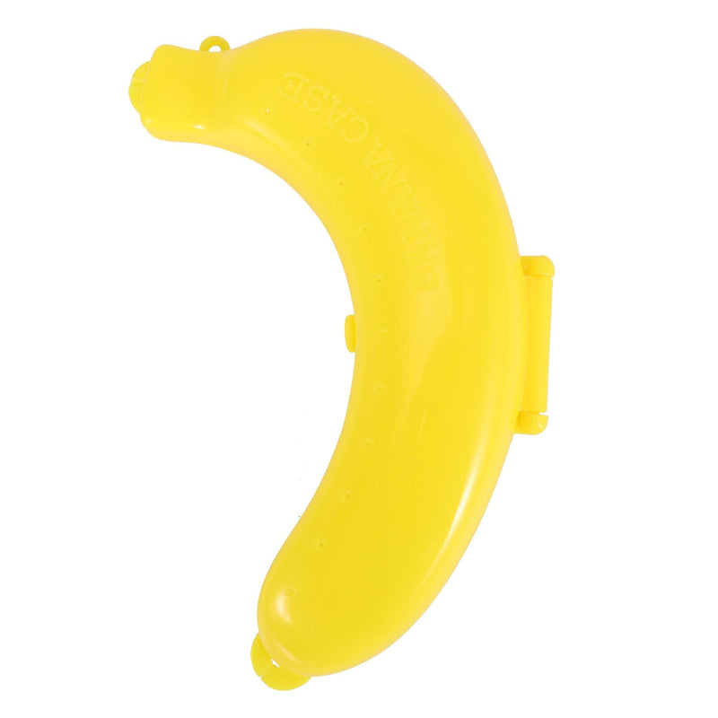 Banan Beholder med gaffel. Gul
