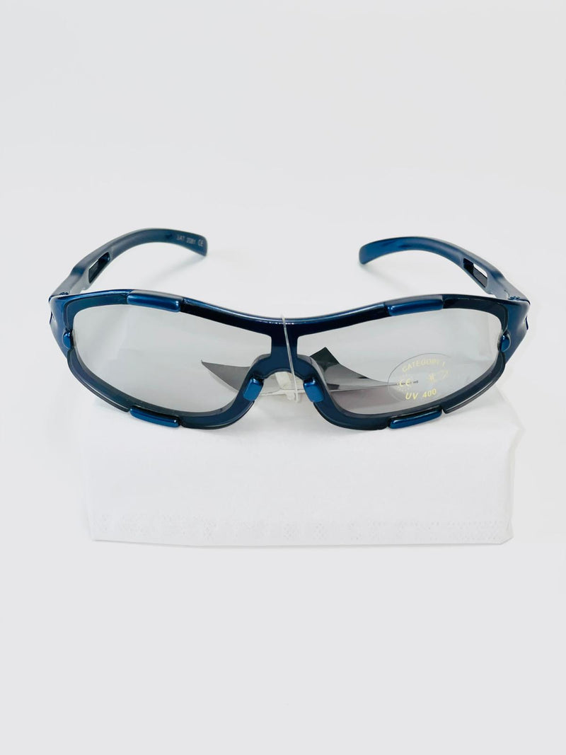 Børne solbriller UV - Metallisk farve lilla-blå