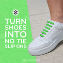 Snørefri Elastiske Snørebånd Silikone - Bind aldrig snørebånd igen!