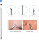 Meishiman - Sæt med 4 Acnenåle - hudorm fjernelsesværktøj hudpleje