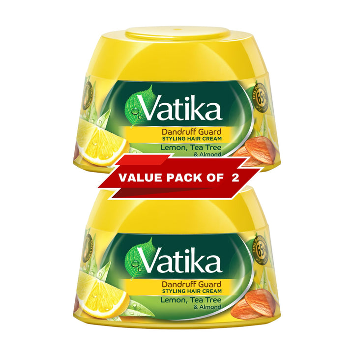 Vatika (2 x 140ml) Dandruff Guard Styling Hair Cream - 2-pak (2 x 140ml)