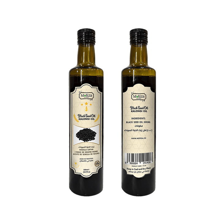 Motiza Black Seed Oil – 100% Ren Nigellafrøolie til Pleje | 500 ml