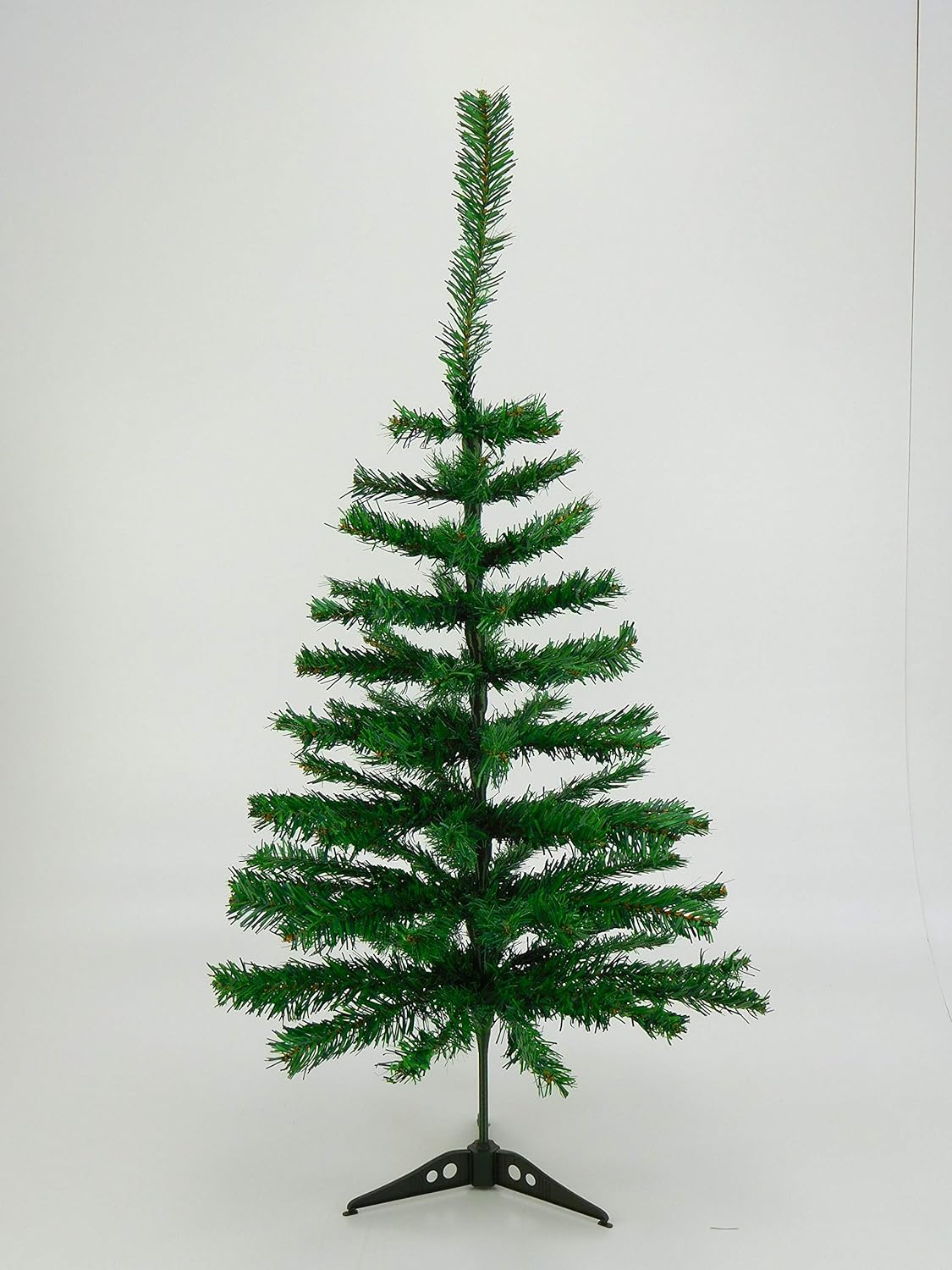 Kunstigt Juletræ – 90 cm – Metallisk Grøn