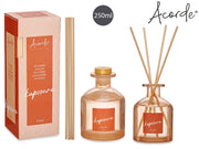 Acorde - 250 ml Duftvæske glas med duftpinde gaveæske Ginger