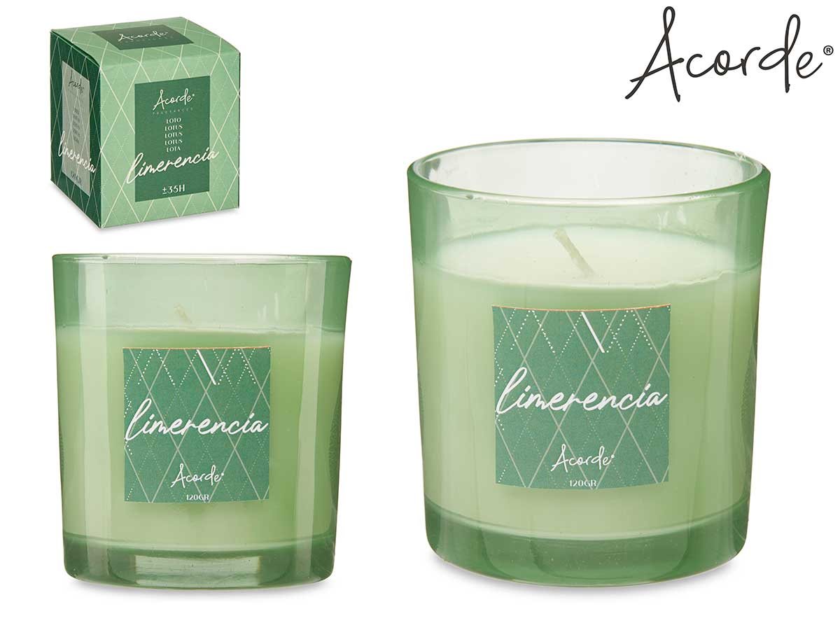 Acorde - Cimerencia 120gr duftlys i glas Lotus i gaveboks 35 timer