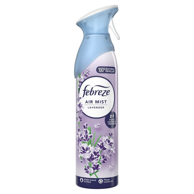Febreze Lavander Luftfrisker spray 2 i 1 forfrisker & bekæmper lugte