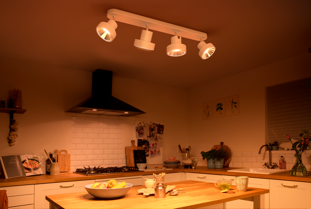 Philips LED SceneSwitch Bukko med firdobbelt spot