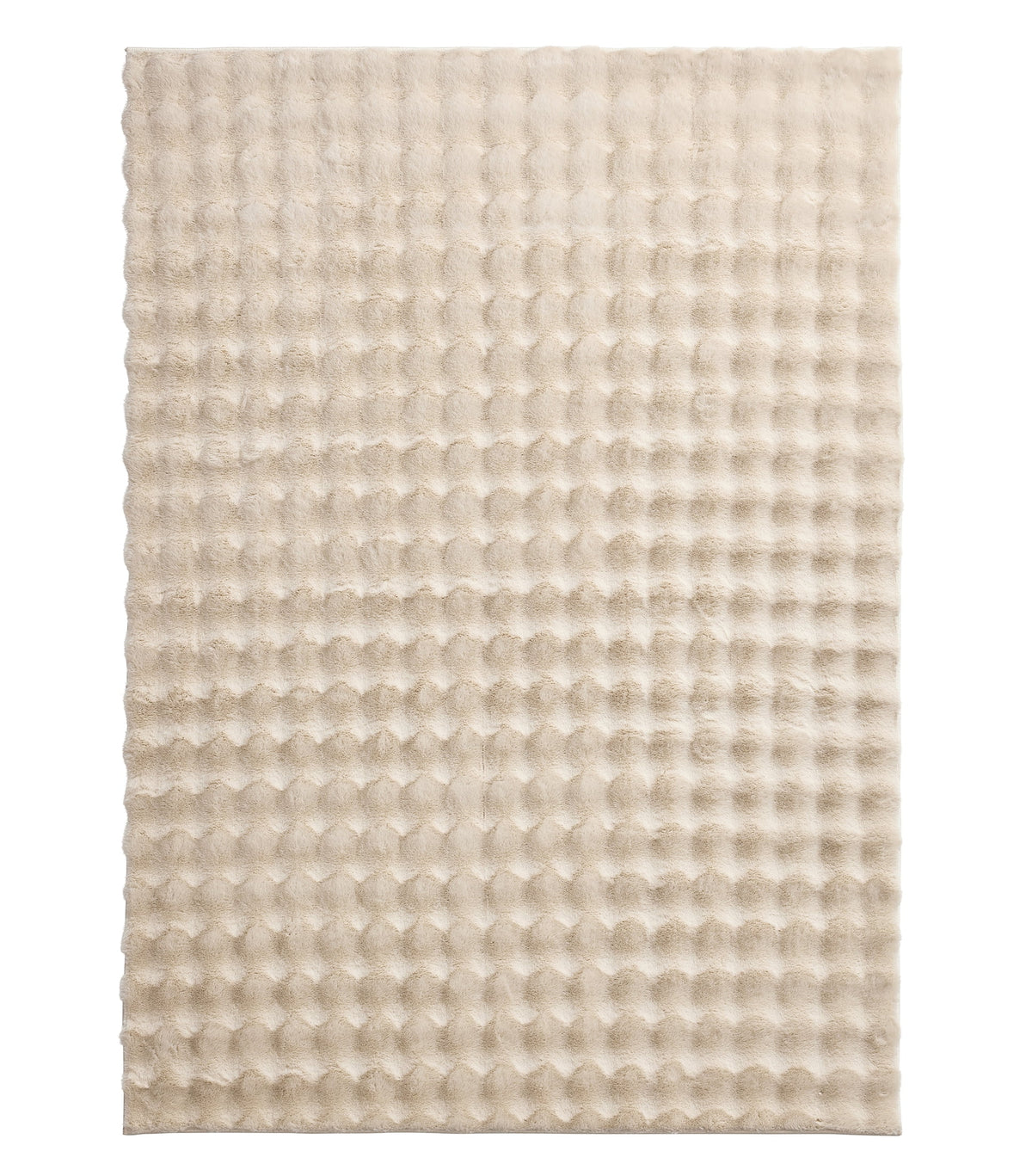 Velour Bubble Tæppe 180x290 cm – Soft Sand beige