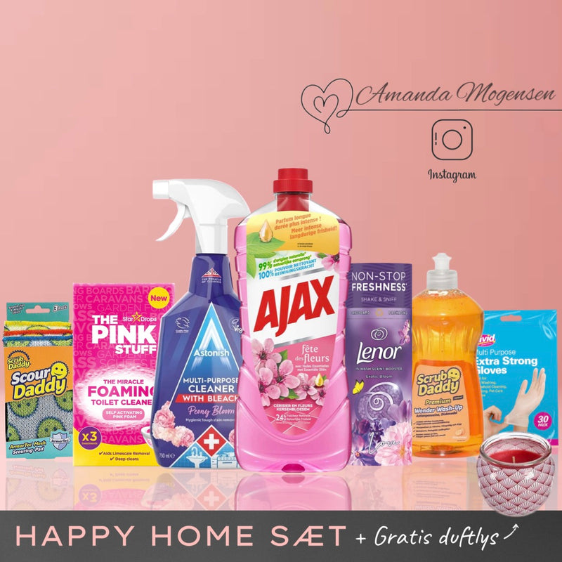 Pakketilbud - HAPPY HOME SÆT Amanda Mogensen's anbefalinger