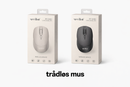 Weibo - Trådløs mus Duel Mode (USB sensor el. Bluetooth) 5.0