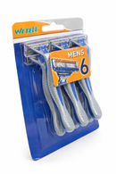 Wetell 6stk skraber med 6 blade