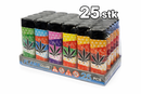 Lightere – 25 stk. genopfyldelige (assorterede farver)
