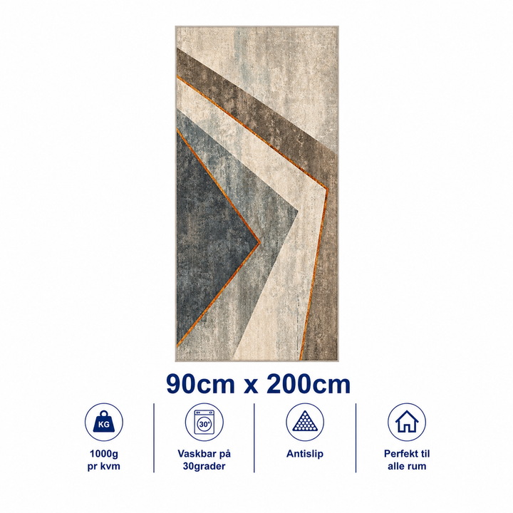 Tæppe / løber 90x200cm, Urban Arrow Blue