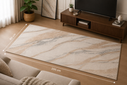 Sandstone Flow Løber – Beige/Grå 90 x 200 cm