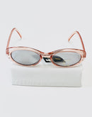 Børne solbriller UV - Klar pink med diamentperler