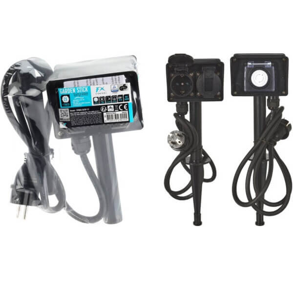 Udendørs Stikkontakt Til Haven Med Timer