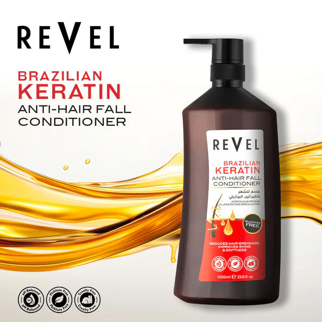 Revel 1000ml Balsam Brazilian Keratin, sulfatfri