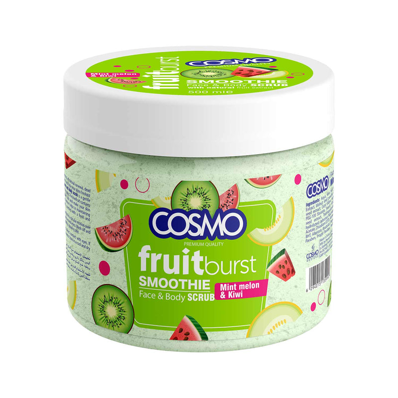 Cosmo Ansigt og krops Scrub 500ml Mint Melon & kiwi