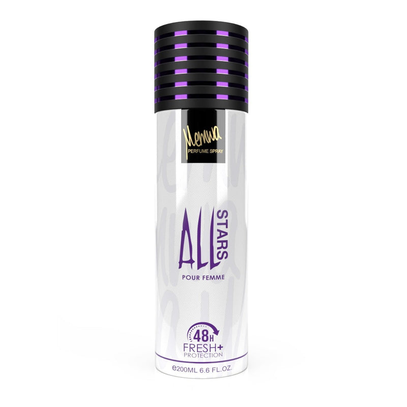 Deodorant / Parfume Spray 200ml 48h Memwa All Stars Pour Femme