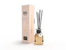 Aromadiffuser 100ml (Memwa Mé) med pinde i stilfuldt glas