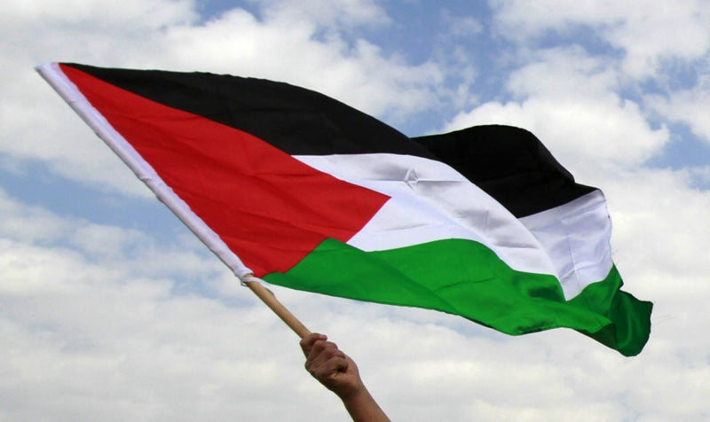 Palæstina flag - 90 x 150 cm –