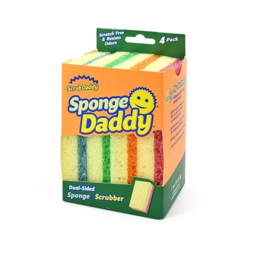 Sponge Daaddy Scrub Daddy - Sponge daddy 4 stk – Dollarstore.dk