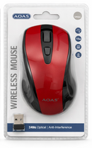AOAS - Trådløs mus - batteridrevet (vælg farve)