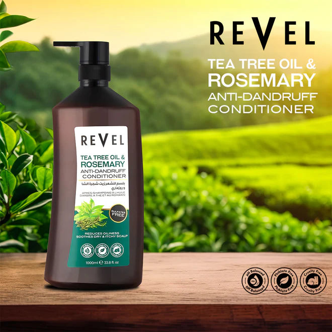 Revel 1000ml Balsam Tea Tree & Rosemary, sulfatfri