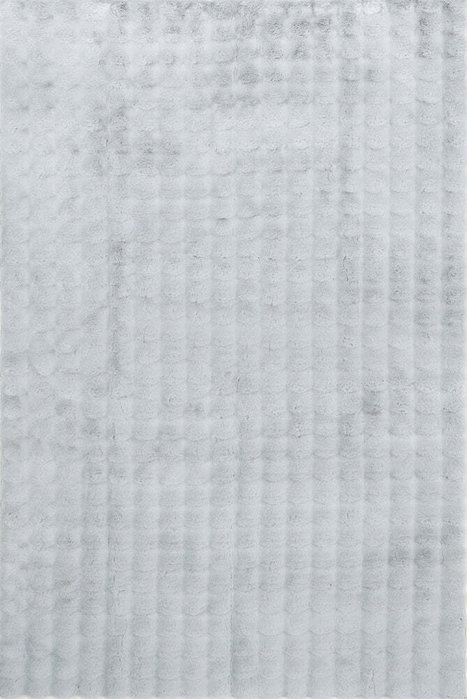 Velour Bubble Tæppe 160x230 cm – Cloud Grey